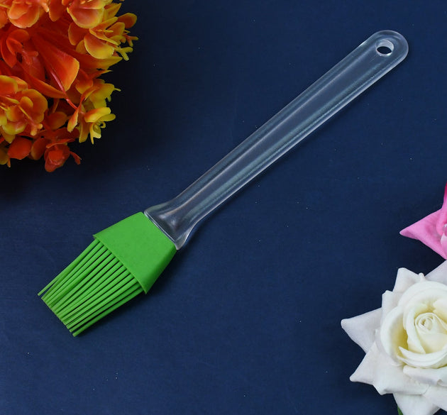 Silicone Spatula and Pastry Brush Special Brush for Kitchen Use (1 Pc / 23 Cm)