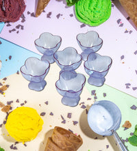 Plastic dessert bowls set