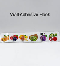 Multiuse adhesive wall hook in clear design.