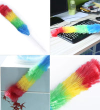 Colorful dusting stick with feathers