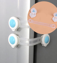 Effective baby proofing strap lock, single unit.