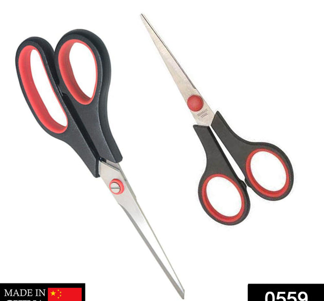 Scissor set with two pieces in a pack.