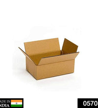 Brown box for packaging products.