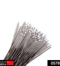 Brush for cleaning stainless steel straws