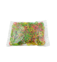 Durable multicolor rubber bands for office and everyday tasks