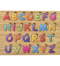 Lewo Wooden ABC Letters Puzzle Board