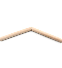 Wooden coat hangers for closet