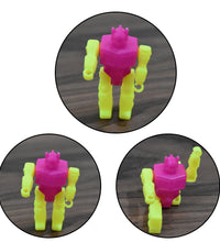 Collection of 30 small robot toys for imaginative play