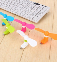 Portable mini USB fan for instant air circulation