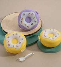 3-Section Insulated Lunch Box in Donut Shape