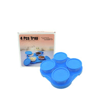 4-piece jar set for kitchen with airtight lids