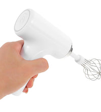 Portable handheld mixer with charging feature, includes mini whisks