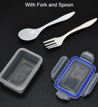 Lunch box with airtight design and small square container