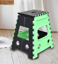 18-inch folding stool suitable for adults and kids, ideal for kitchen or stepping use.