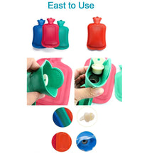 Medium rubber hot water bag for targeted heating and comfort.