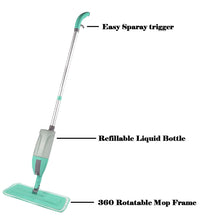 Mop with spray function and detachable cleaning pad