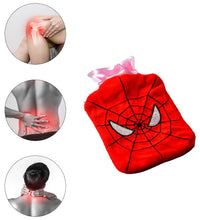 Spiderman hot water bag designed for menstrual cramps and warming