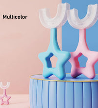 Star / U-Shape Silicone Manual Toothbrush