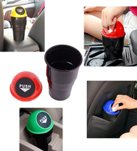 Durable dustbin for cars, ideal for waste management.