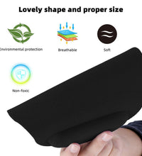 Wrist support on mouse pad