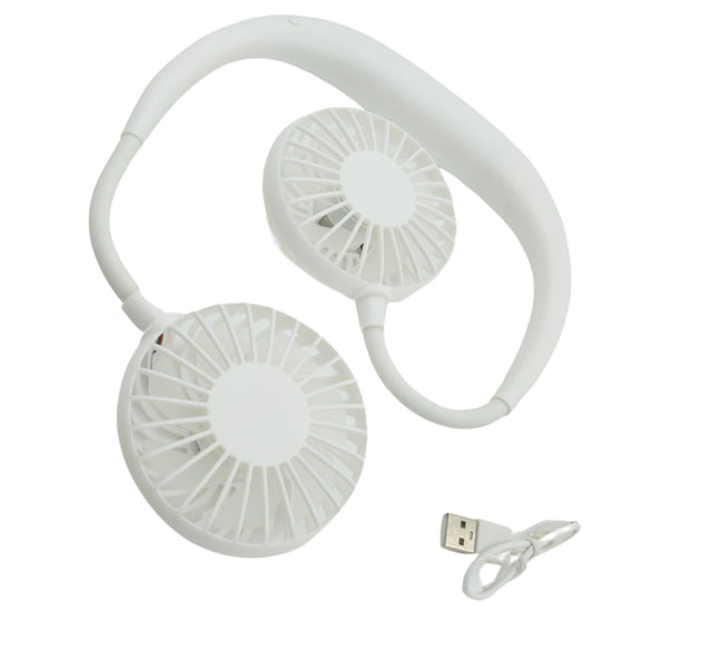 USB Rechargeable Wearable Neckband Fan