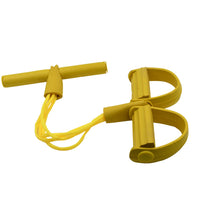 Multi-purpose pull string exerciser for body training.