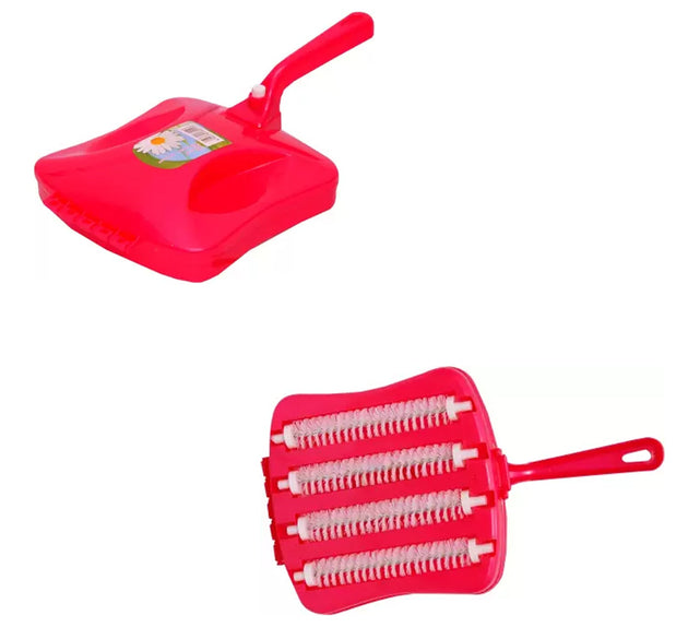 Carpet cleaning tool with roller brush and crumb collector