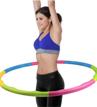 Detailed view of exercise ring with adjustable diameter