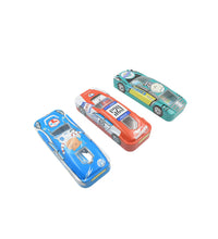 Car-shaped pencil box for kids with stationery