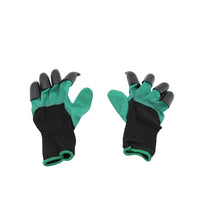 Heavy-duty garden gloves with claw tips, multi-color