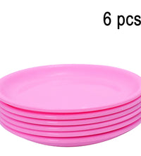 Stack of round mini soup plates displaying their compact size.