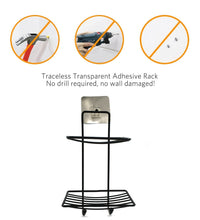 Durable two-tier soap rack for holding soap bars in household bathrooms.