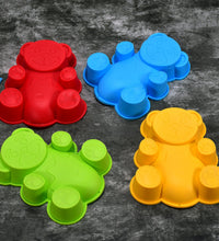 Silicone animal moulds for cake and candle making