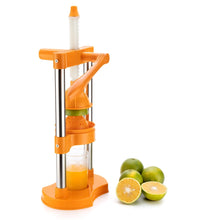 Manual juicer with handle for orange juice