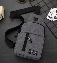 USB Charging & Earphone Hook Sling Shoulder Bags