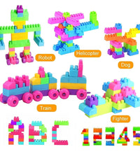 Kids' block set for fun and learning, includes 60 pieces