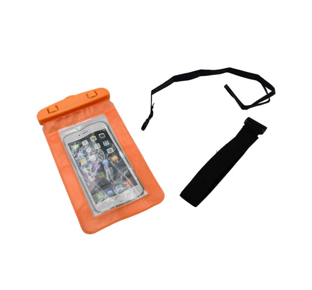 Clear waterproof phone pouch, suitable for camping and swimming