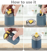 Pop-up automatic toothpick container, ideal for kitchen or restaurant use.