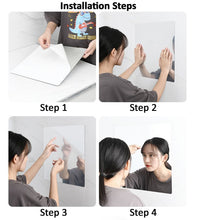 3D effect mirror stickers for elegant wall designs