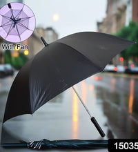 Umbrella with Inside Fan