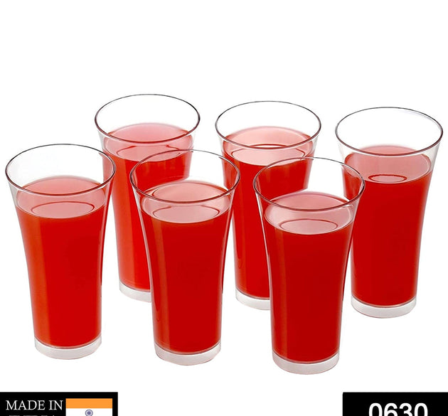 Stylish plastic juicy glasses set