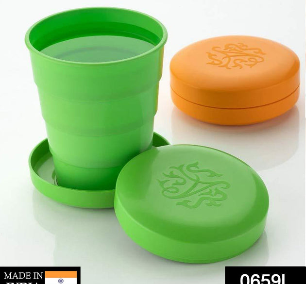 Unbreakable folding cup for travel