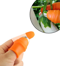 V thumb cutter pair with box, ideal for kitchen tasks.