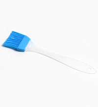 Pastry brush and silicone spatula for baking