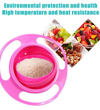 Versatile rotating baby bowl for safe and easy food serving to young children.