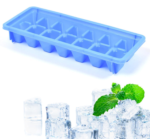 Ice cube trays for making ice cubes, freezer safe.