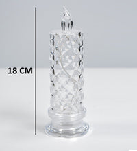 Crystal rose candles for elegant lighting