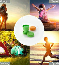 Lightweight and collapsible travel tumbler with lid, suitable for kids and outdoor activities