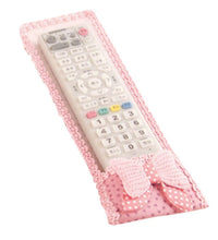 Dust-resistant remote covers with bow knot for TV, AC, DTH