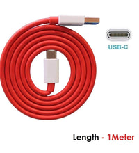 Red USB-C cable for fast data transfer and charging